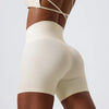 Super Soft Fabric Yoga Gym Shorts High Waist Sports Leggings Workout Cycling