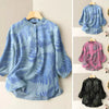 Vintage Cotton-Linen Button Down Blouse by FitiqueFit