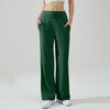 Women's Elastic Baggy High waist Yoga Pants Summer Sports Lifting Flared pants Loose Dance Leggings Solid sweatpants