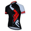 Mens Cycling Jersey Classic Black Cycling Racing Tops Short Sleeve