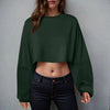 🧘‍♀️ Women’s Long Sleeve Loose-Fit Crop Top by FitiqueFit