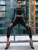 Women Tracksuit Letter Print 2 Piece Set