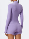 Women's Half Zipper Long Sleeve 2-Pc Activewear