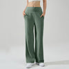 Women's Elastic Baggy High waist Yoga Pants Summer Sports Lifting Flared pants Loose Dance Leggings Solid sweatpants