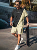 Summer Men's 3D Printed Urban Streetwear 2-Piece Set by FitiqueFit