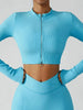 3-Piece Seamless Yoga Set – Jacket, Bra & Leggings by FitiqueFit
