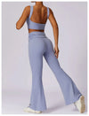 Yoga Clothing Sets Athletic Wear Women High Waist Leggings And Top Two Piece Set Gym Tracksuit Push Up Fitness Workout Outfits