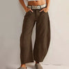 Women's Y2K Baggy Mid-Waist Wide-Leg Jeans – 90s Streetwear Vibe by FitiqueFit