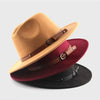 Unisex Wool Fedora – Flat-Brim Felt Hat for Fall & Winter by FitiqueFit