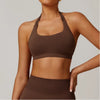 Women's Gym Solid Color Sports Bra