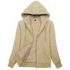 Sherpa-Lined Fleece Zip-Up Hoodie Jacket Women by FitiqueFit