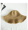 New Girl Sun Hat Unique Trendy Women's Sun Protection Hat Wide Brim Floppy Summer Hats Women Retro Casual Straw Bucket Hat Comfortable Soft Every Day Travel Hat by Stevvex