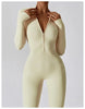 Yoga Jumpsuit Long Sleeved Zipper Rompers