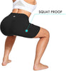 Knee Length High Waist Yoga Shorts for Women