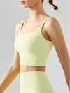 Women's sports bra with chest cushion, vest and suspender