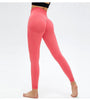 Yoga High Waist Push Up Seamless Sport Leggings Women Workout Pants Super Stretchy Gym Workout Tight Sport Leggings Lightweight Running Pants by Stevvex