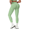 Women's Yoga Pants High Waist  Solid Color Tight Fitting Sports Leggings Yoga Exercise Pants