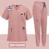Unisex Surgical Nurse Medical Scrubs Set Top + Pants