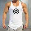 Gym Bodybuilding Muscle Shirts Sleeveless Cotton Breathable Tank Tops Fitness Irregular Hem