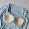 Yoga Clothes Women Sports Tops Fixed Chest Pads Mesh Splicing Slimming Long Sleeves Fashionable Running Training