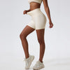 Super Soft Fabric Yoga Gym Shorts High Waist Sports Leggings Workout Cycling