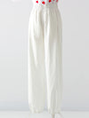 White Sweatpants For Women High Waist Jogger Wide Leg