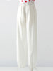 White Sweatpants For Women High Waist Jogger Wide Leg