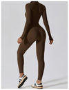 Yoga Jumpsuit Long Sleeved Zipper Rompers