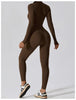 Yoga Jumpsuit Long Sleeved Zipper Rompers