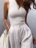Women Sports Tank Tops Sexy Crop Tops One Shoulder