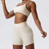 Super Soft Fabric Yoga Gym Shorts High Waist Sports Leggings Workout Cycling