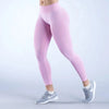 Women's Yoga Pants High Waist  Solid Color Tight Fitting Sports Leggings Yoga Exercise Pants