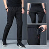 Slim Fit Stretch Jogger Pants with Elastic Waist by FitiqueFit