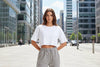Y2K Harajuku White Crop Top by FitiqueFit