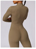 Yoga Jumpsuit Long Sleeved Zipper Rompers