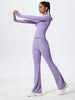 Women's Half Zipper Long Sleeve 2-Pc Activewear