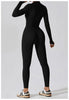 Yoga Jumpsuit Long Sleeved Zipper Rompers