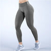 Women's Yoga Pants High Waist  Solid Color Tight Fitting Sports Leggings Yoga Exercise Pants