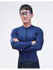 INBIKE Cycling Jersey Long Sleeve Men's Top Breathable Jersey Three Pockets