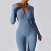 Yoga Jumpsuit Long Sleeved Zipper Rompers