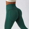 Seamless Ribbed Yoga Leggings – Tummy Control Fit by FitiqueFit
