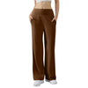 Women's Elastic Baggy High waist Yoga Pants Summer Sports Lifting Flared pants Loose Dance Leggings Solid sweatpants