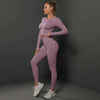 Women's Seamless Long Sleeve Yoga Top by FitiqueFit