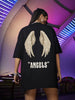 Wings Angels Printing Female Cotton Tee by FitiqueFit