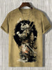 Samurai Cat Graphic T-Shirt – Japanese Style 3D Print Men's Tee by FitiqueFit