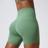 Super Soft Fabric Yoga Gym Shorts High Waist Sports Leggings Workout Cycling