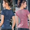 🖤 Plus Size Women's Sports T-Shirt – Breathable Yoga & Running Top by FitiqueFit