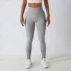Seamless Ribbed Yoga Leggings – Tummy Control Fit by FitiqueFit