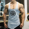 Gym Bodybuilding Muscle Shirts Sleeveless Cotton Breathable Tank Tops Fitness Irregular Hem