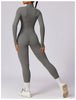 Yoga Jumpsuit Long Sleeved Zipper Rompers